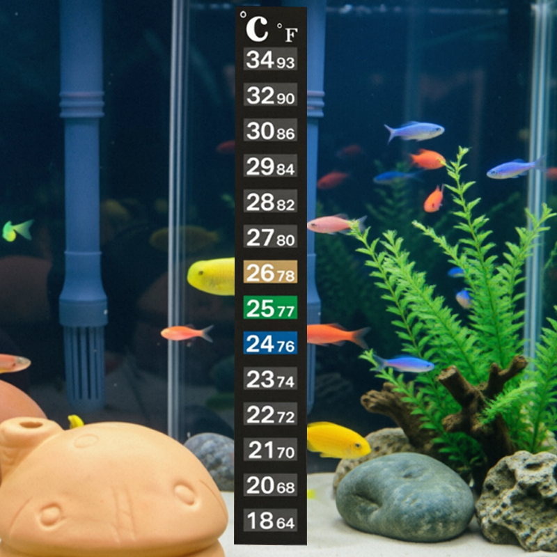 Planted Aquarium Temperature - 1/5 STUKS Hoge-Precisie Thermometer voor Aquarium