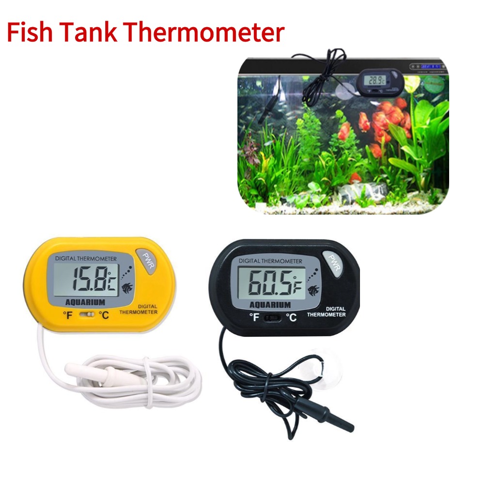 Planted Aquarium Temperature - Waterdichte Elektronische Thermometer Lcd Digitale Aquarium