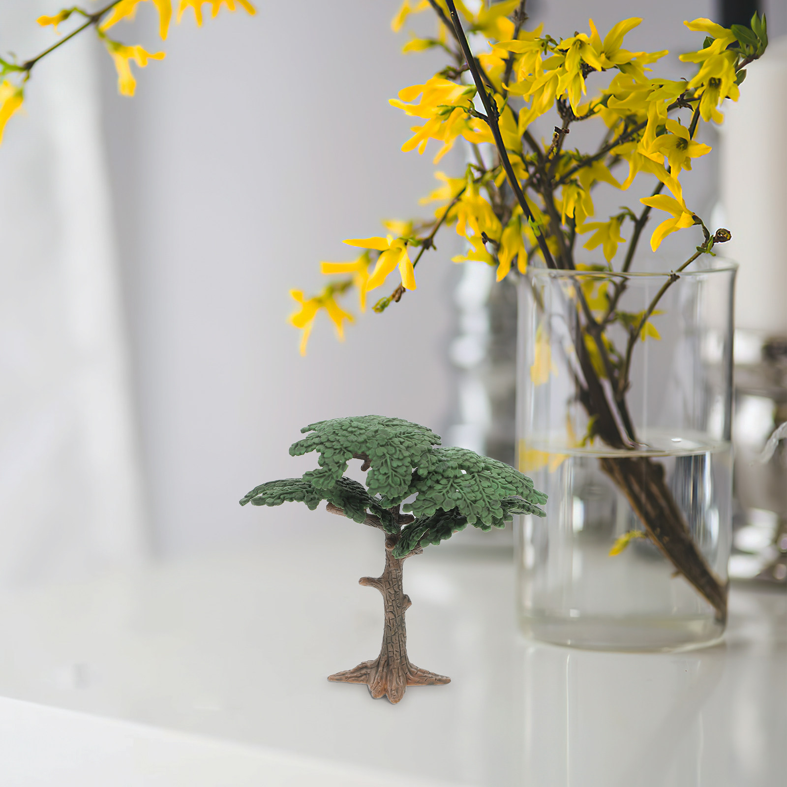 Aquarium Planted Tree - Realistische kunstplant voor aquarium, huis, kantoordecoratie,