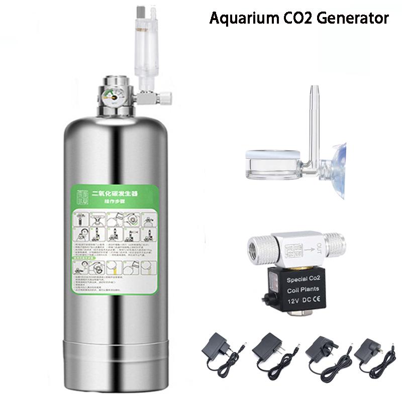 Planted Aquarium Co2 System - Aquarium CO2 Generator systeem Kit RVS
