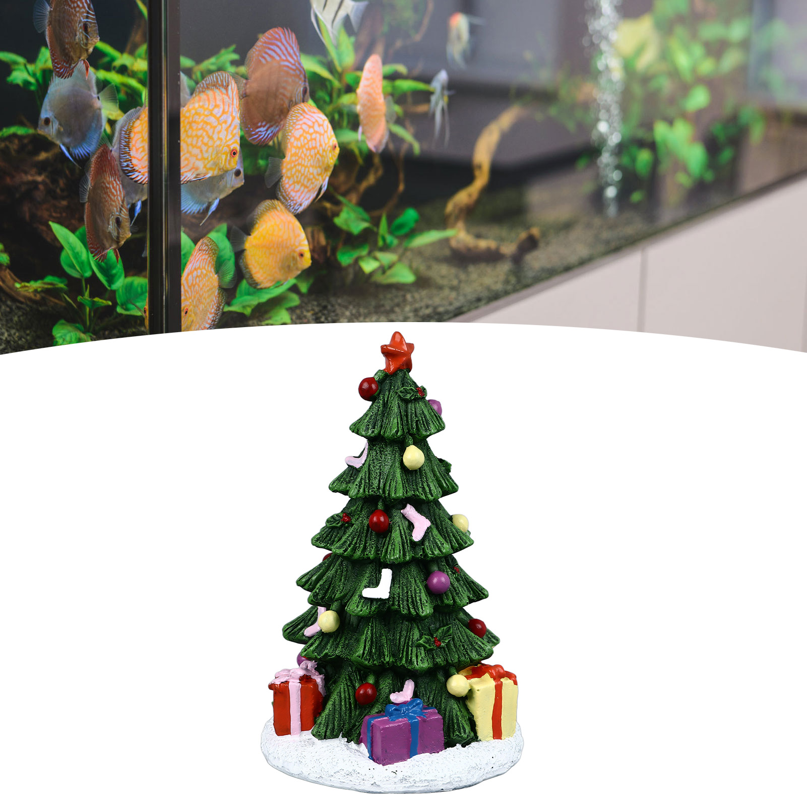 ZK20 Christmas Fish Tank Ornam - Aquarium Planted Tree recensie en prijs
