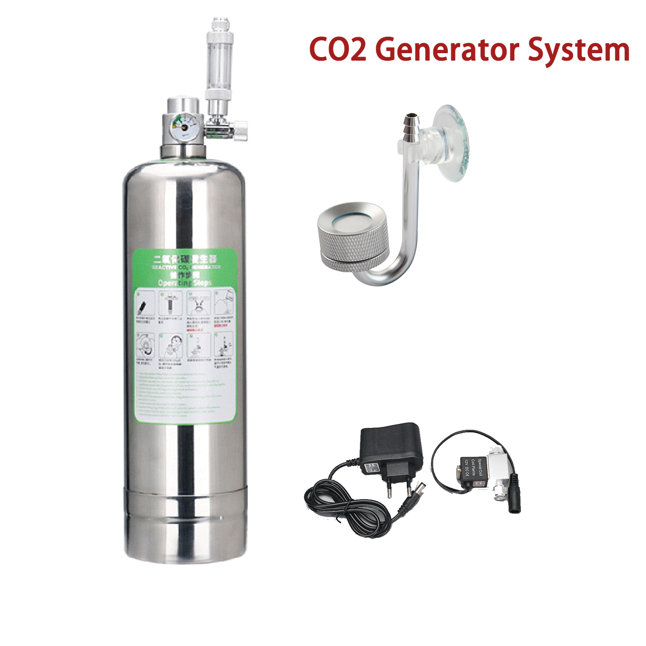 Aquarium CO2 Generator systeem - Planted Aquarium Co2 System recensie en prijs