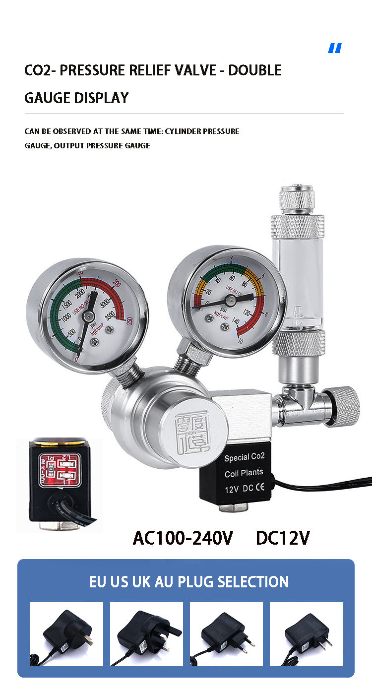 Aquarium CO2-regelaar Solenoïd - Planted Aquarium Co2 System recensie en prijs