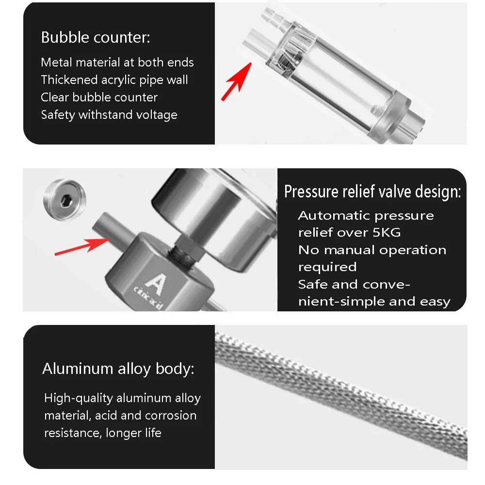 Aquarium DIY CO2 Reactor Gener - Planted Aquarium Co2 System recensie en prijs