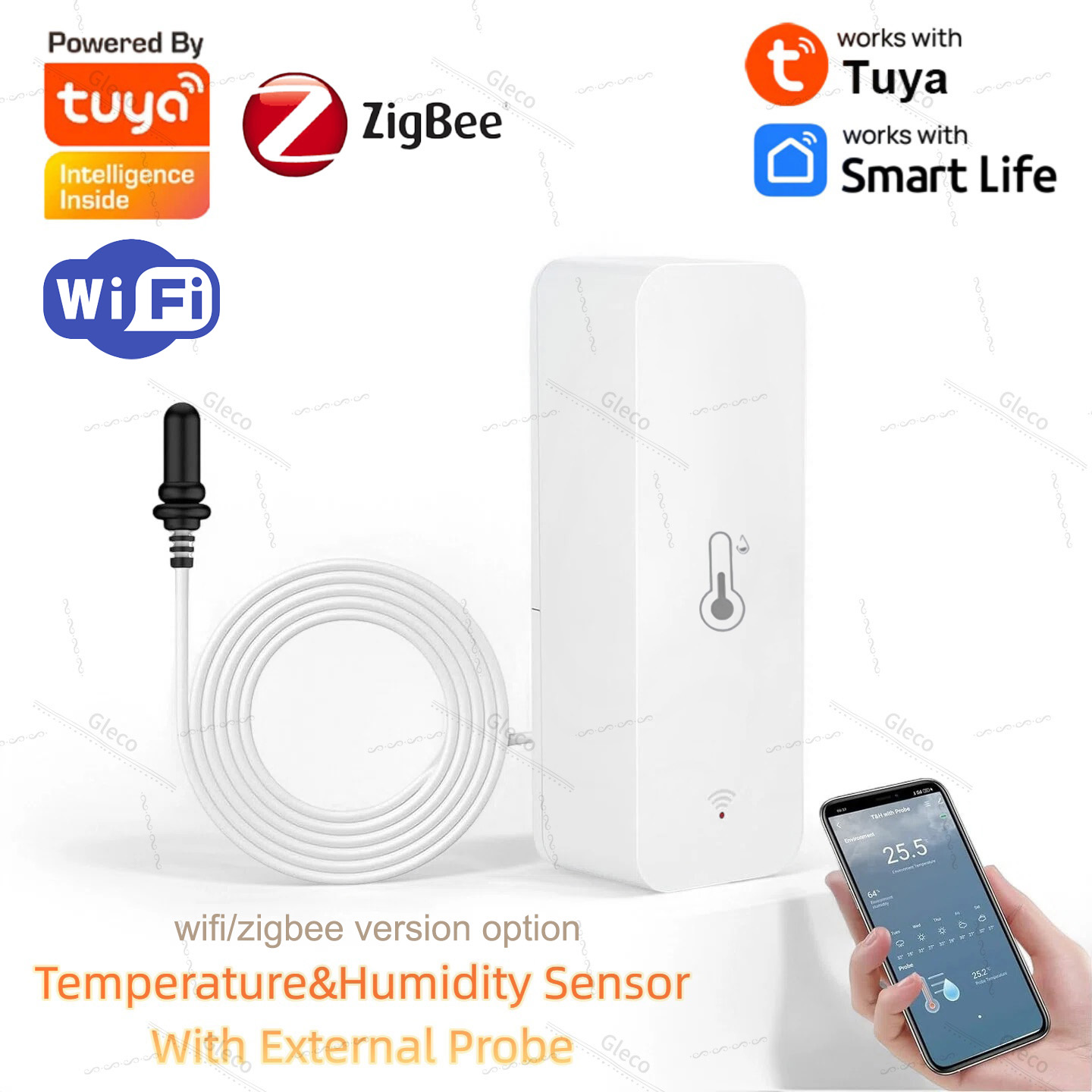 Tuya Wifi Zigbee temperatuur-  - Planted Aquarium Temperature recensie en prijs