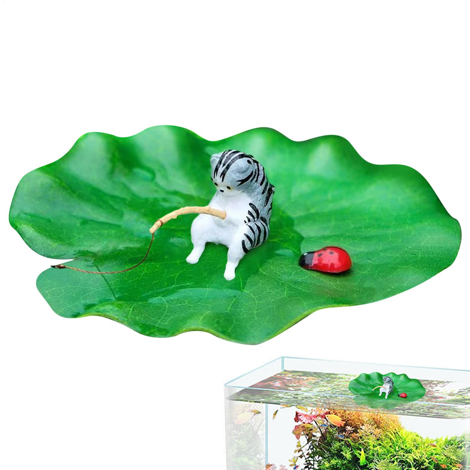 Miniatuur drijvende kattenviss - Aquarium Planted Tree recensie en prijs