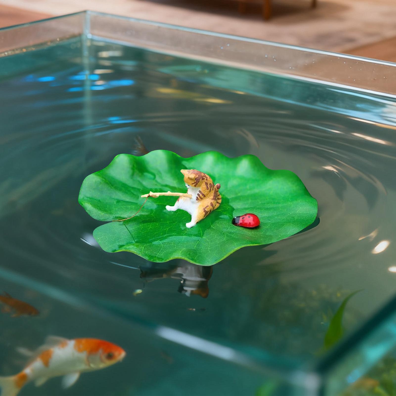 Miniatuur drijvende kattenviss - Aquarium Planted Tree recensie en prijs