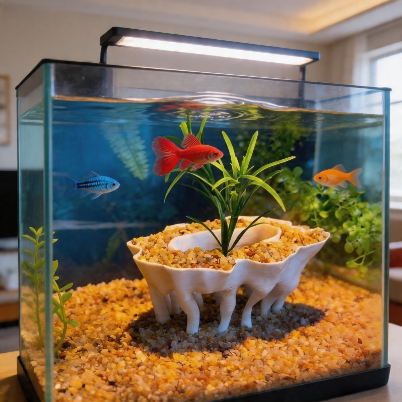 3D-geprinte aquariumplanten in - Aquarium Planted Tree recensie en prijs